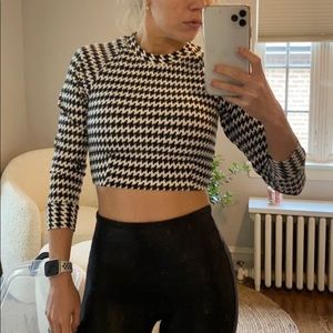 NWT AmericanApparel 'Raglan' crop top